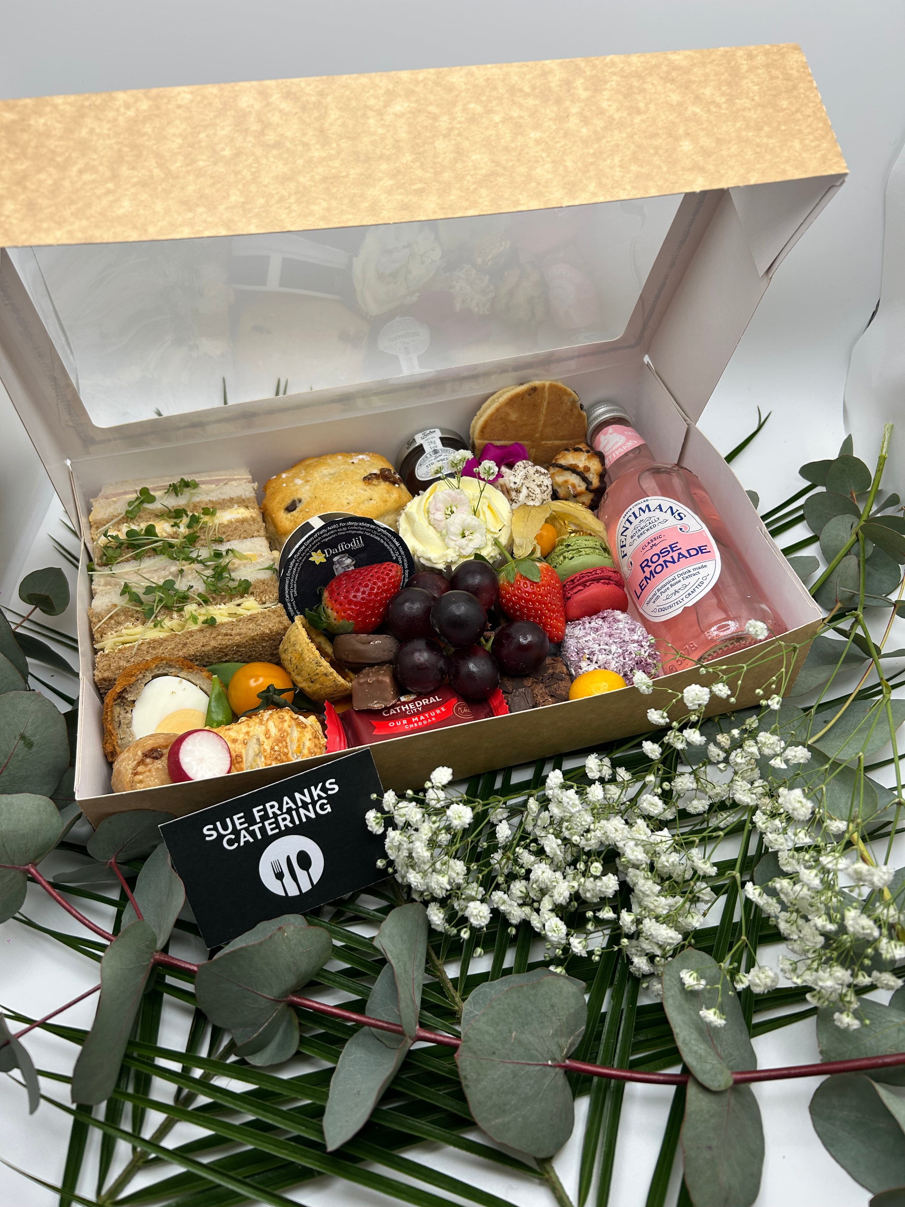 Event Tea Box Afternoon Tea Box – Sue Franks Catering